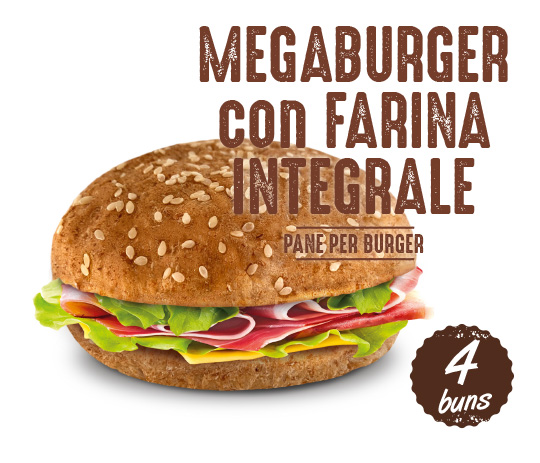 MegaBurger con Farina integrale