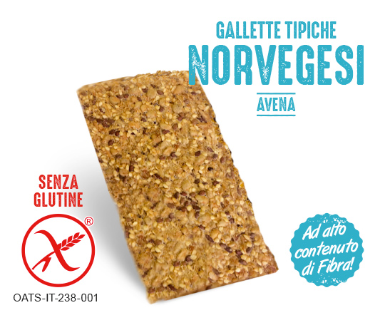 Gallette tipiche Norvegesi all'Avena - senza glutine