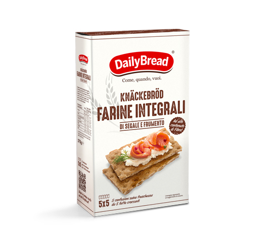 Knäckebröd Farine Integrali di Segale e Frumento