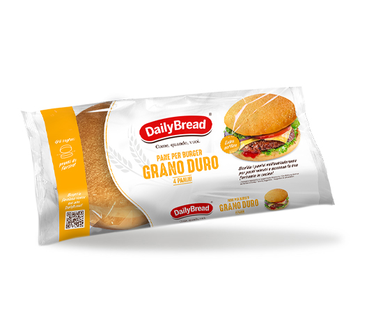 Pane per Burger al Grano Duro