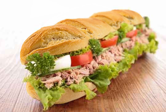 Baguettes al tonno e uovo