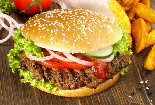  Hamburger classico all’americana