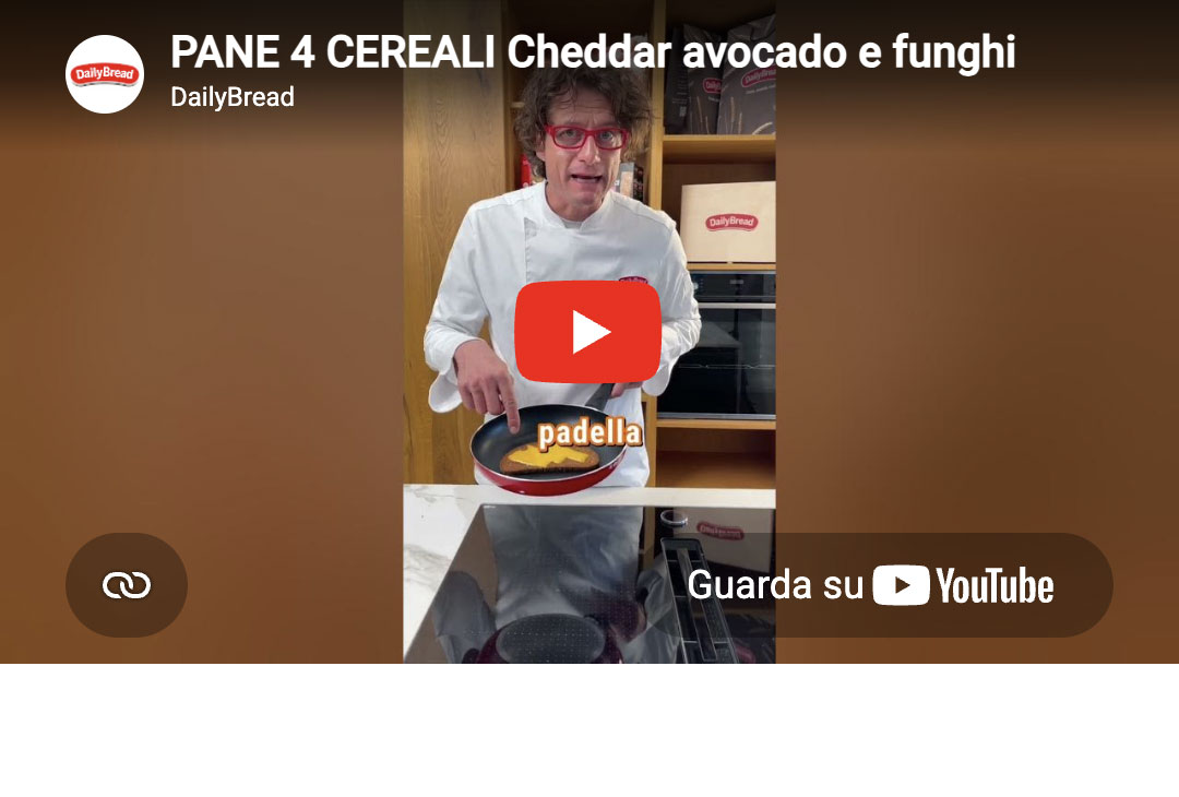 Cheddar, avocado e funghi