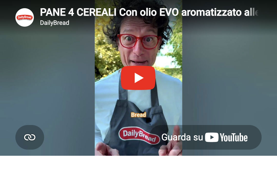 Pane 4 Cereali con olio EVO aromatizzato alle erbe aromatiche