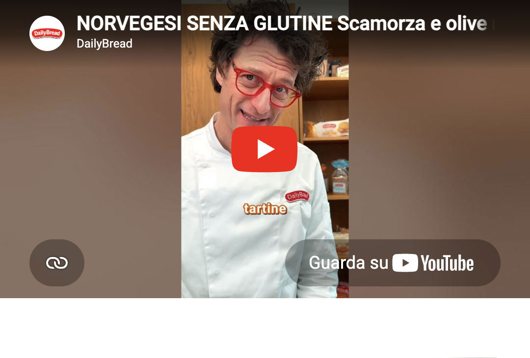 Norvegesi senza glutine con scamorza e olive nere