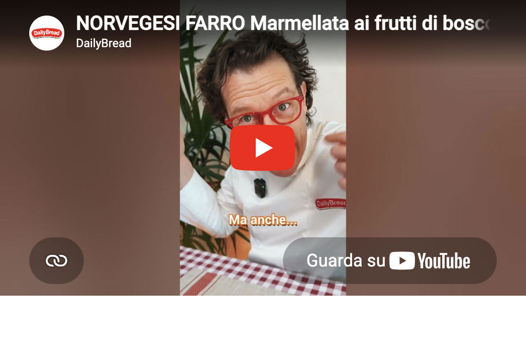 Norvegesi al farro con marmellata ai frutti di bosco, mela e uvetta