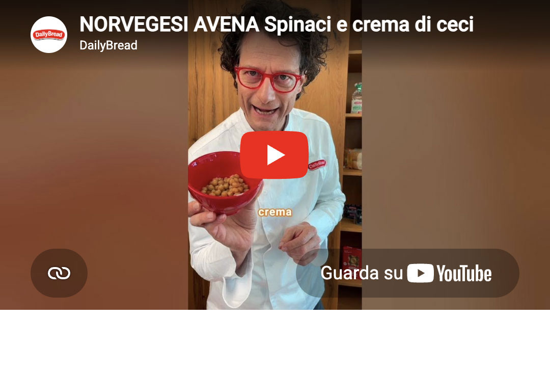 Norvegesi all'avena con spinaci e crema di ceci