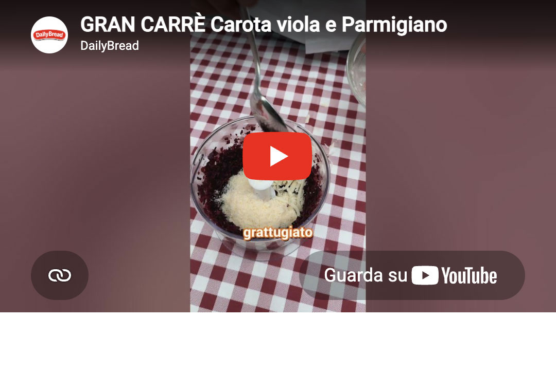 Gran Carrè con carota viola e Parmigiano