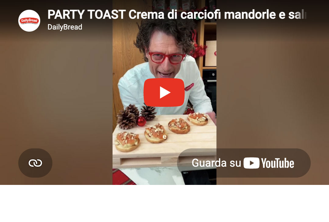 Crema di carciofi, mandorle e salmone