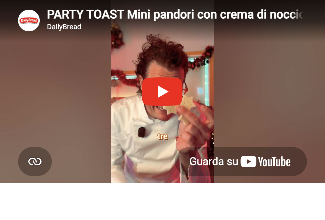 Mini pandori con crema di nocciole e lamponi